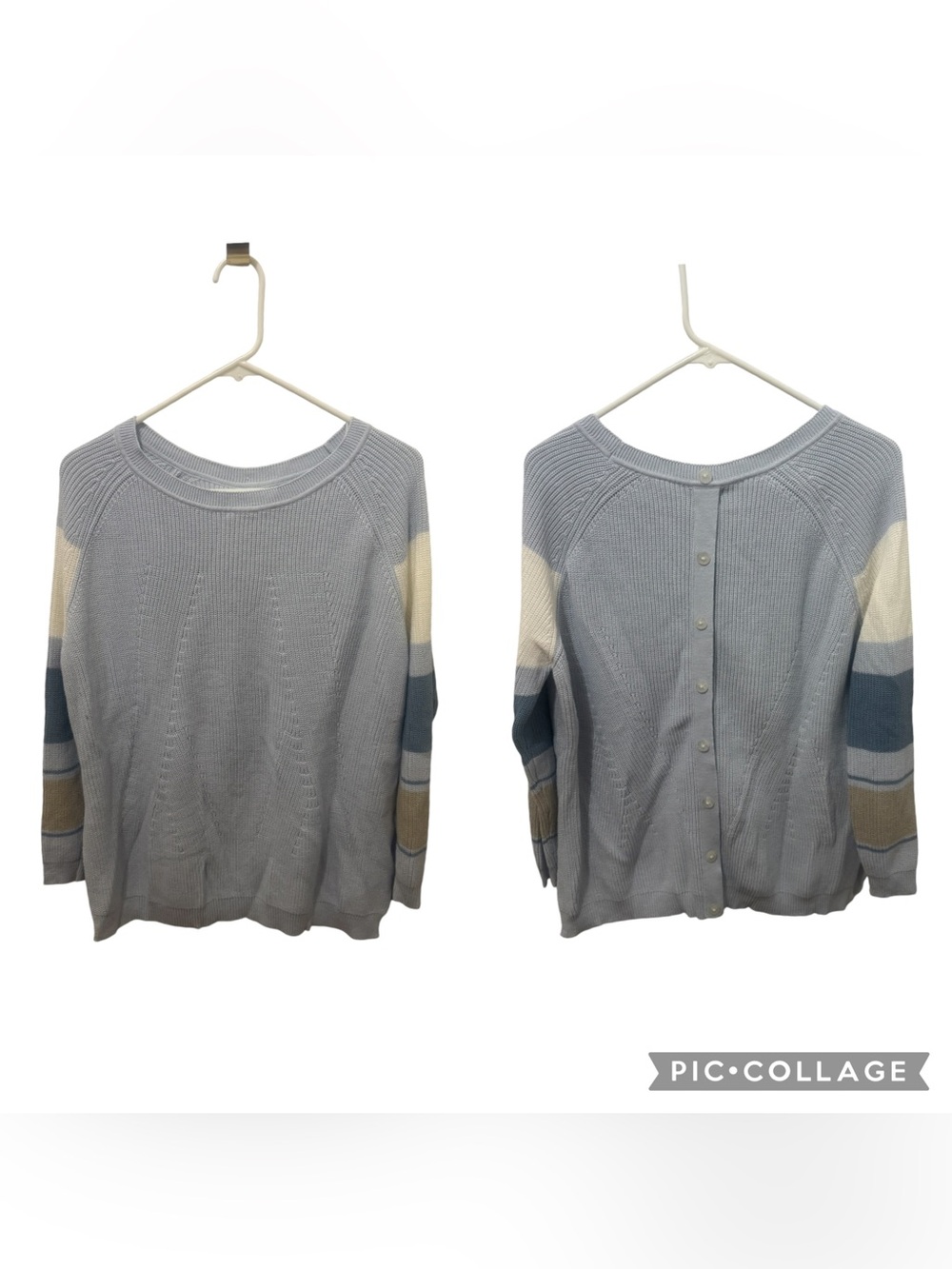 Mersea Camden Striped Traveler Sweater One Size